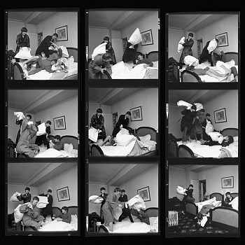 Work:&nbsp;Harry Benson Beatles Pillow Fight Times Nine, Edition of 35