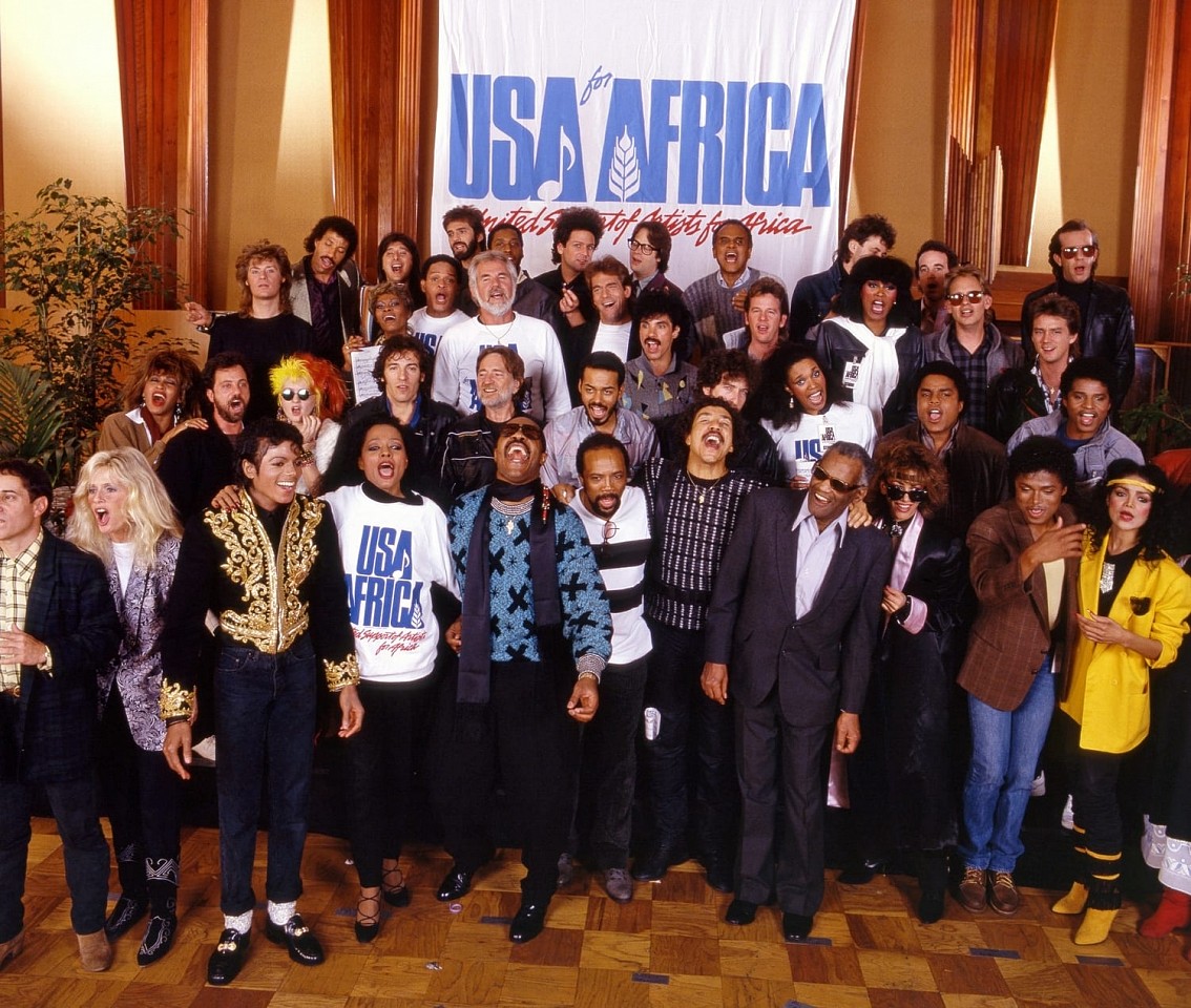 Harry Benson, USA for Africa, We Are The World recording session, Edition of 35, 1985
archival pigment print
HB1204120